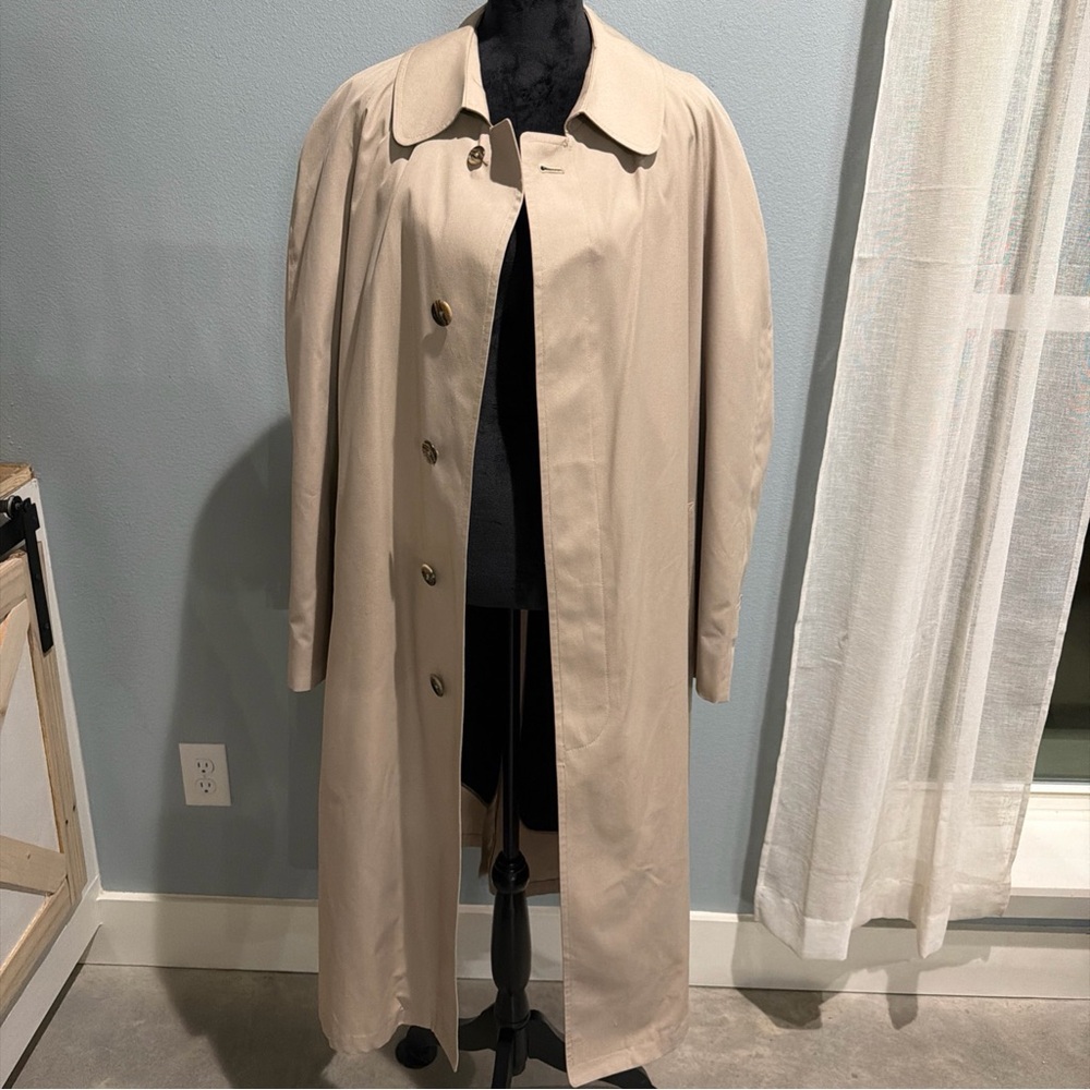 Wool Austin Reed of Regent St London Classic Trench Coat removable zip lining 44